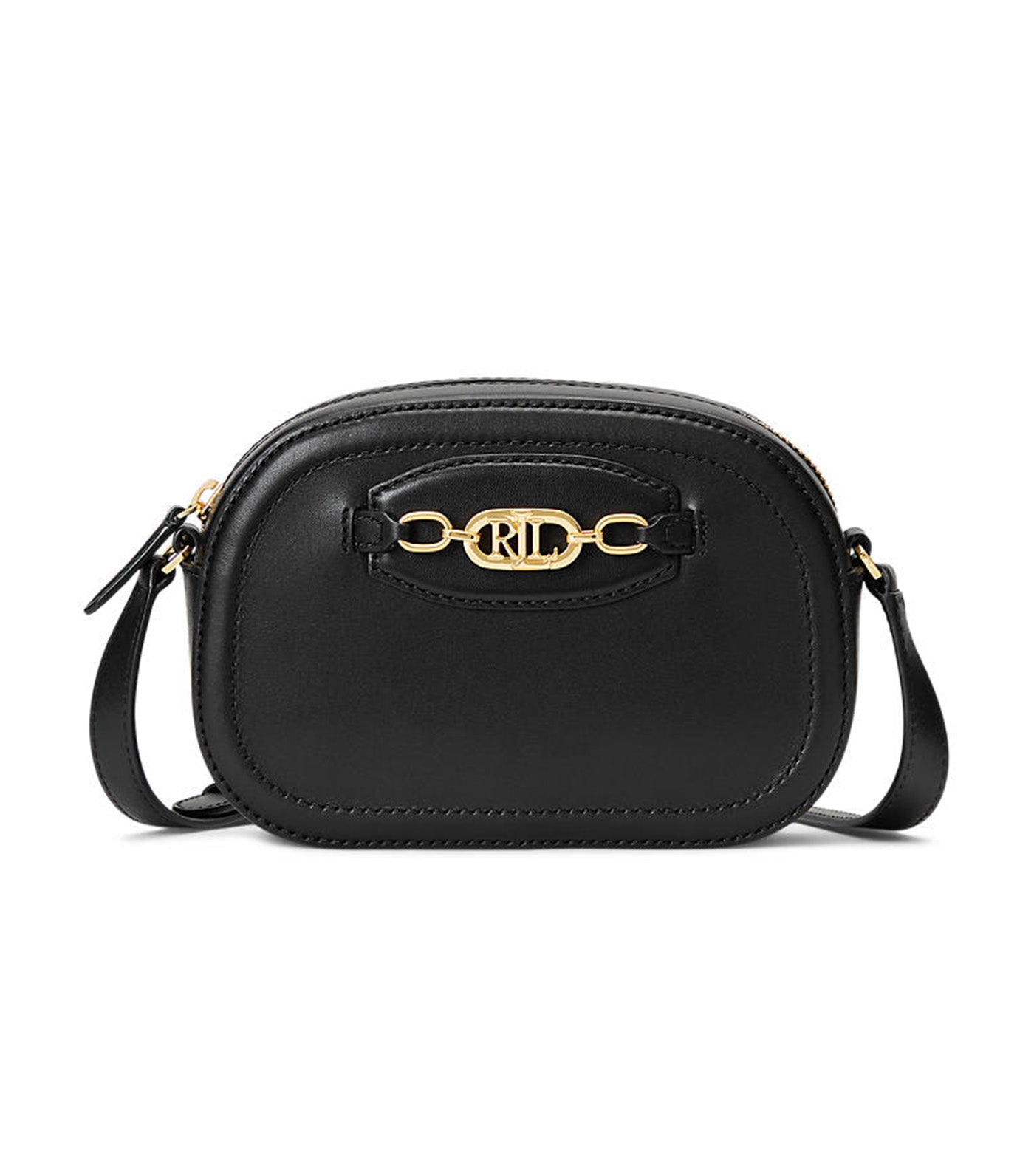 Women's Leather Medium Jordynn Crossbody Bag Black
