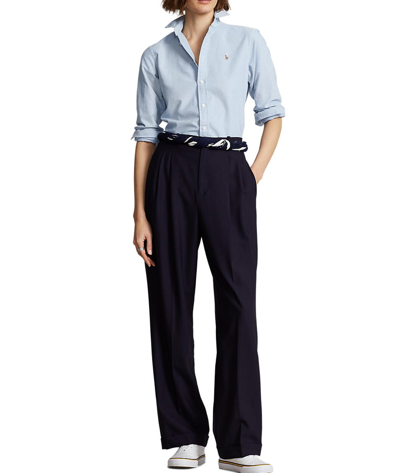 Women's Classic Fit Oxford Shirt Blue
