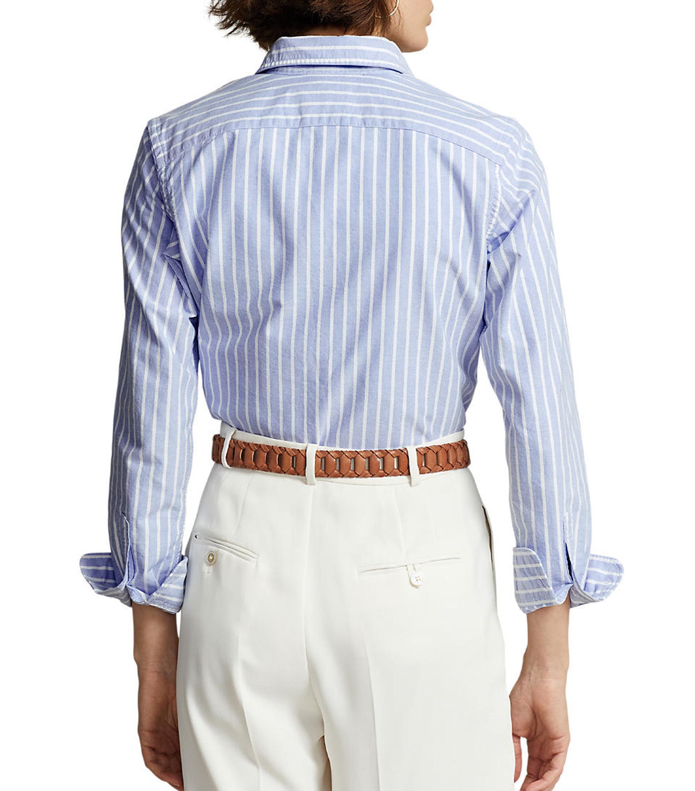 Women's Classic Fit Oxford Shirt Blue/White