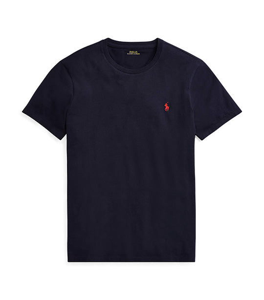 Men's Custom Slim Fit Jersey Crewneck T-Shirt Ink
