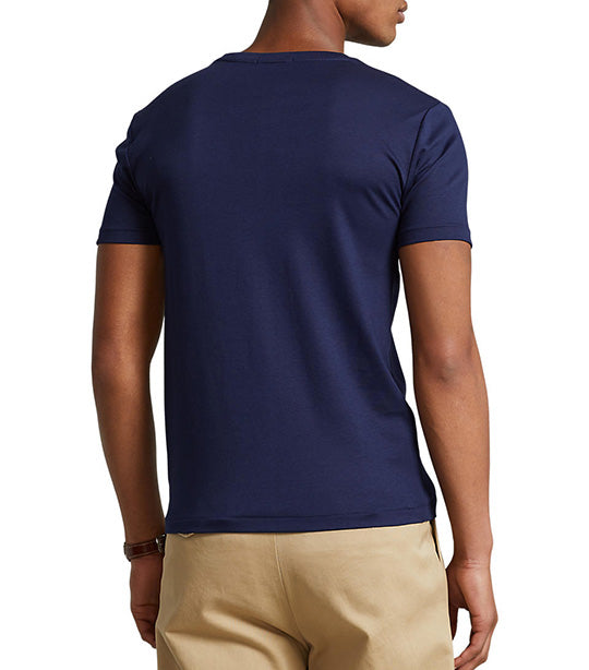 Men's Custom Slim Fit Soft Cotton T-Shirt French Navy