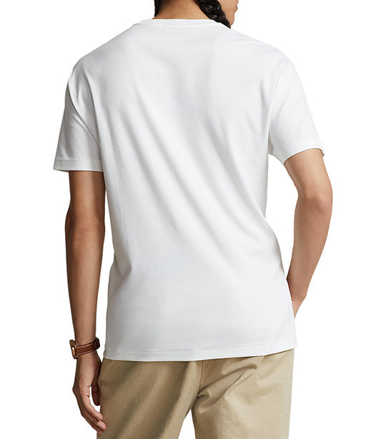 Men's Custom Slim Fit Soft Cotton T-Shirt White