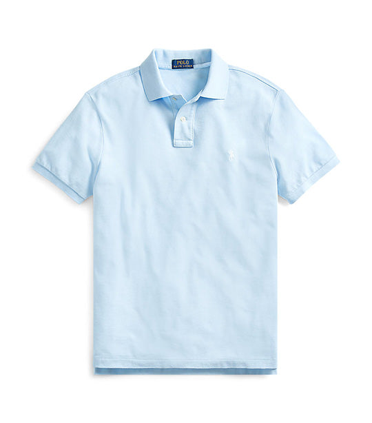 Men's Custom Slim Fit Mesh Polo Shirt Elite Blue