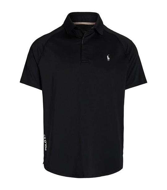 Men's Custom Slim Fit Performance Polo Shirt Polo Black