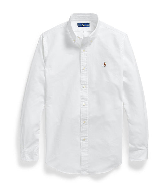 Men's Custom Fit Oxford Shirt White