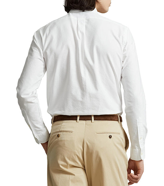 Men's Custom Fit Oxford Shirt White