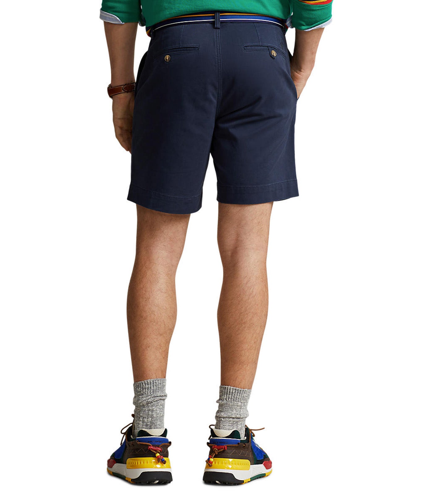 Men's 8-Inch Stretch Straight Fit Chino Short Nautical Ink