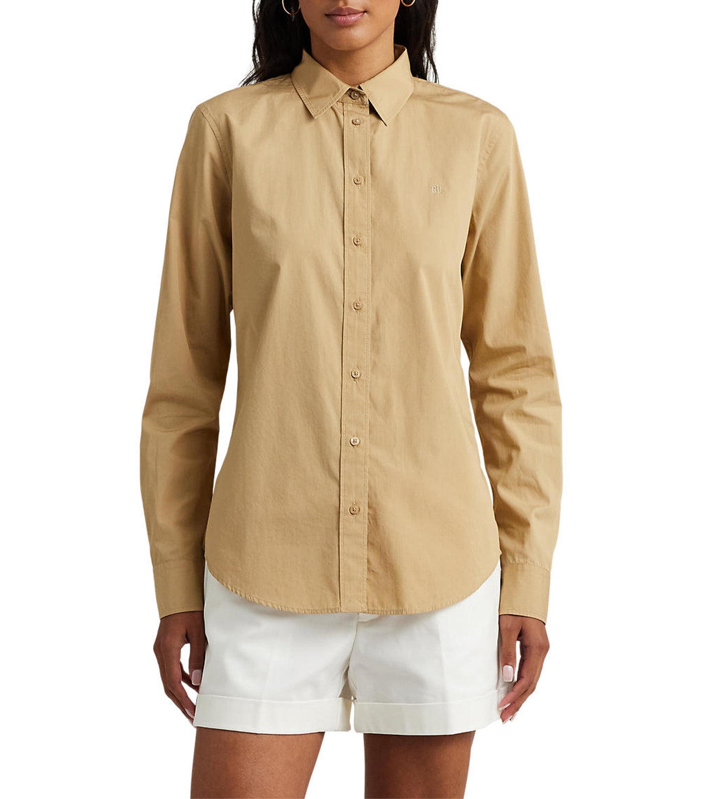 Women's Featherweight Cotton Shirt Birch Tan