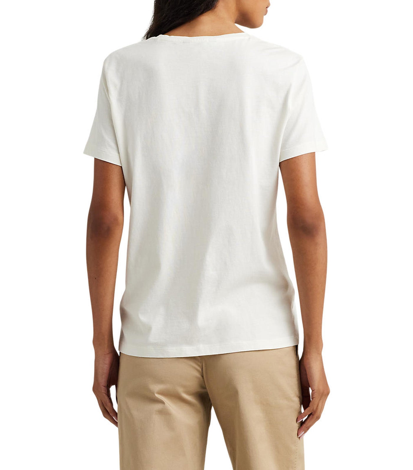 Women's Cotton Jersey Tee Mascarpone Cream