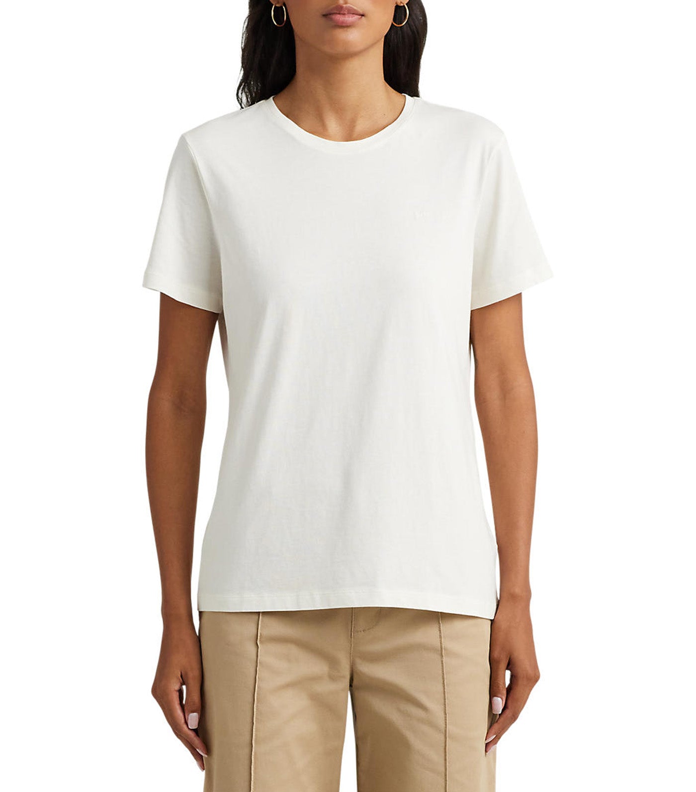 Women's Cotton Jersey Tee Mascarpone Cream
