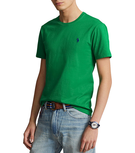 Men's Custom Slim Fit Jersey Crewneck T-Shirt Billiard