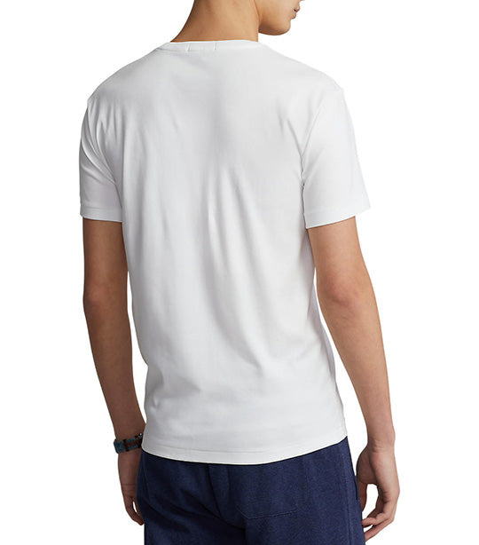 Men's Custom Slim Fit Soft Cotton T-Shirt White
