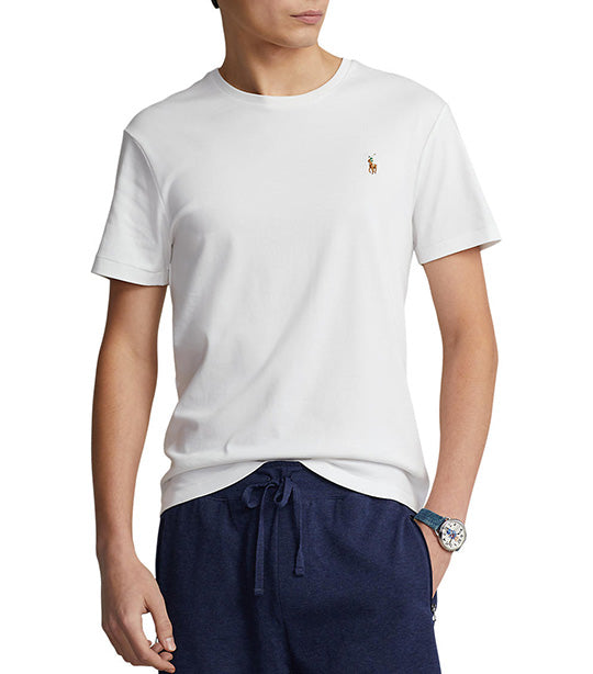 Men's Custom Slim Fit Soft Cotton T-Shirt White