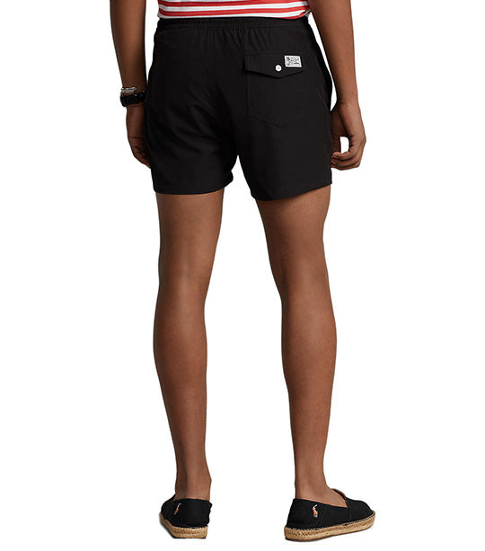 Men's 5.75-Inch Traveler Classic Swim Trunk Polo Black