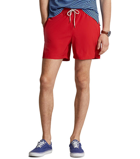 Men's 5.75-Inch Traveler Classic Swim Trunk Red