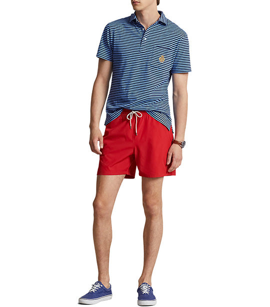 Men's 5.75-Inch Traveler Classic Swim Trunk Red