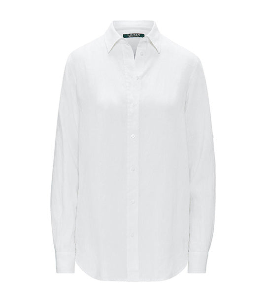 Women's Linen Shirt White