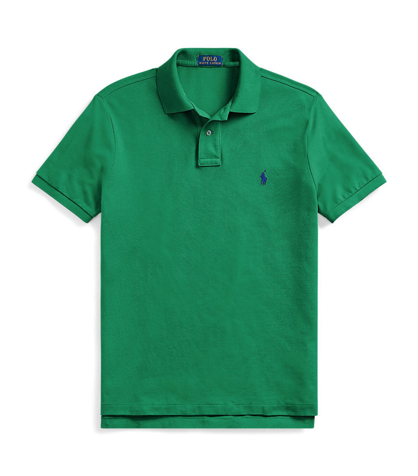 Men's Custom Slim Fit Mesh Polo Shirt Billiard