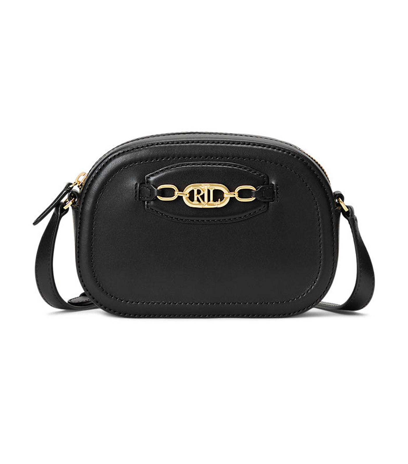 Women's Leather Medium Jordynn Crossbody Bag Black