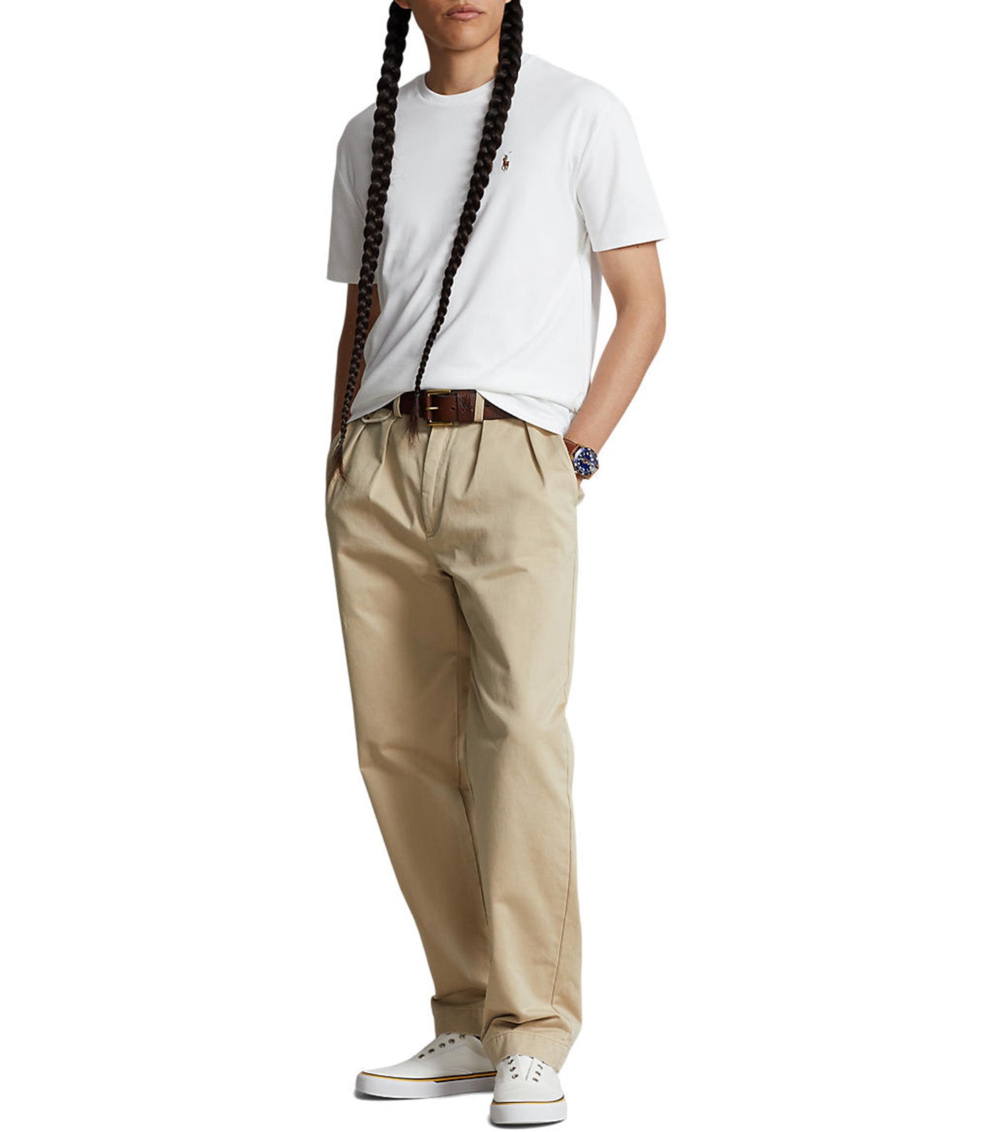 Men's Custom Slim Fit Soft Cotton T-Shirt White