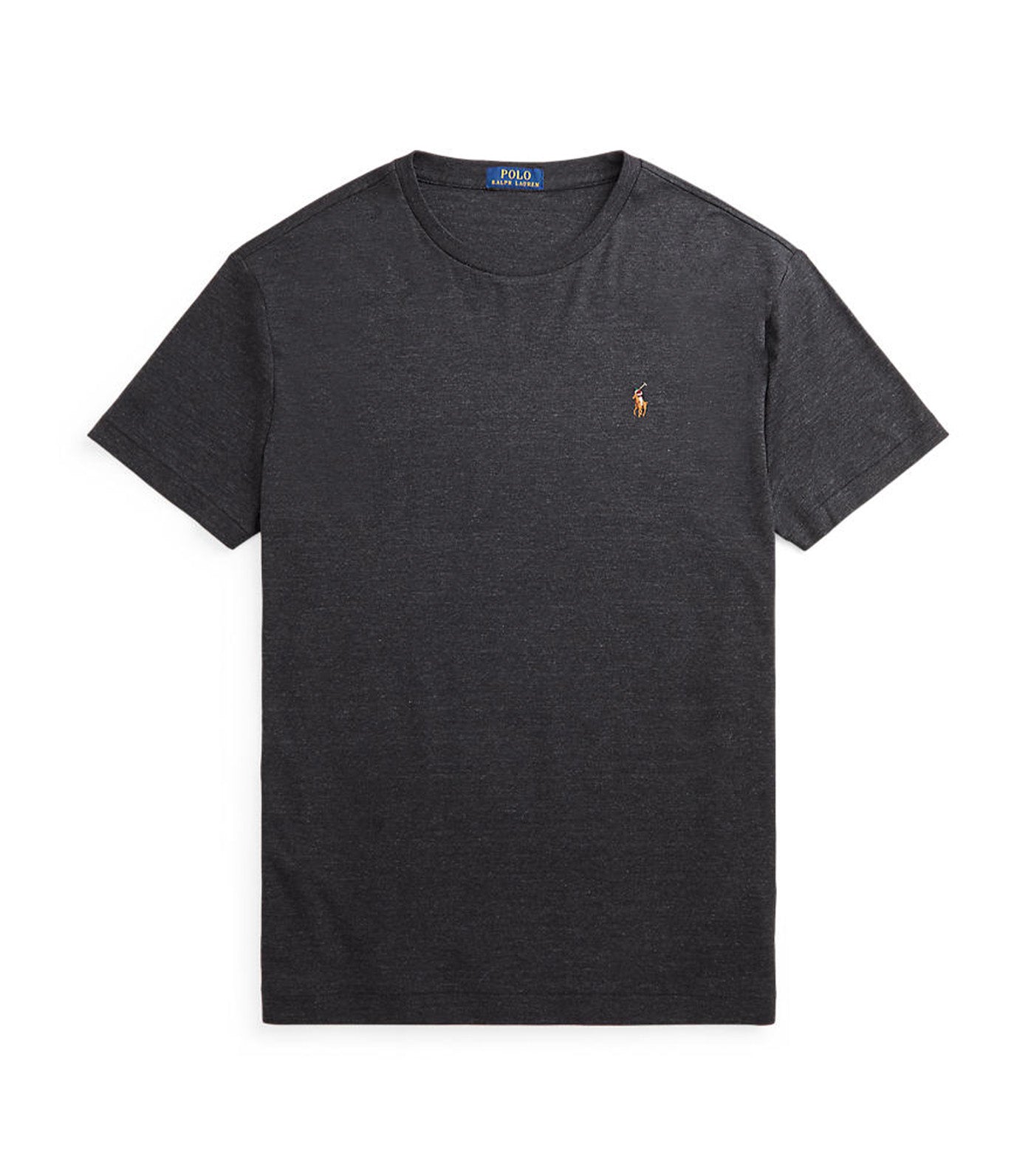 Men's Custom Slim Fit Soft Cotton T-Shirt Black Marl Heather
