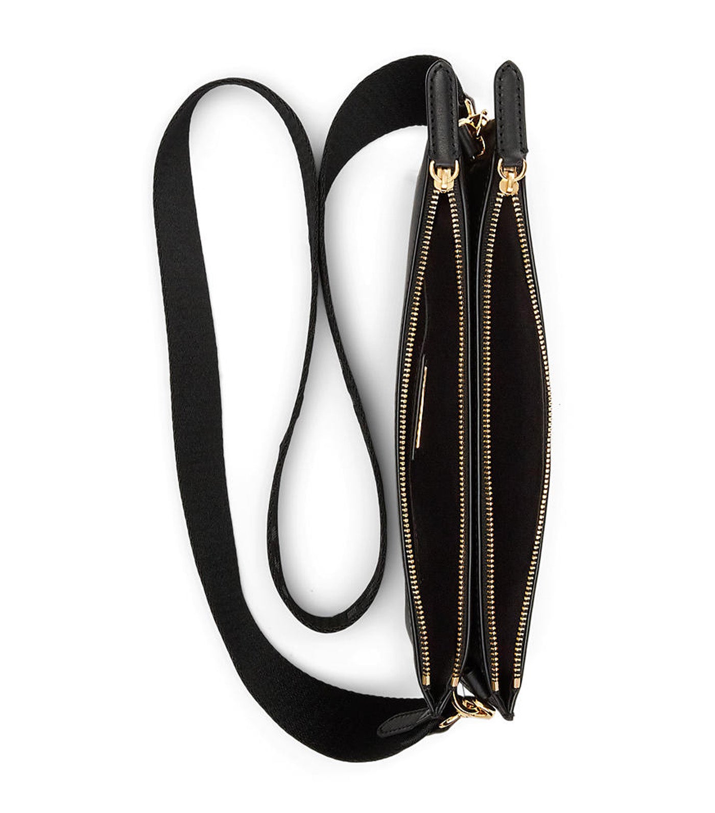 Leather Medium Landyn Crossbody Bag Black