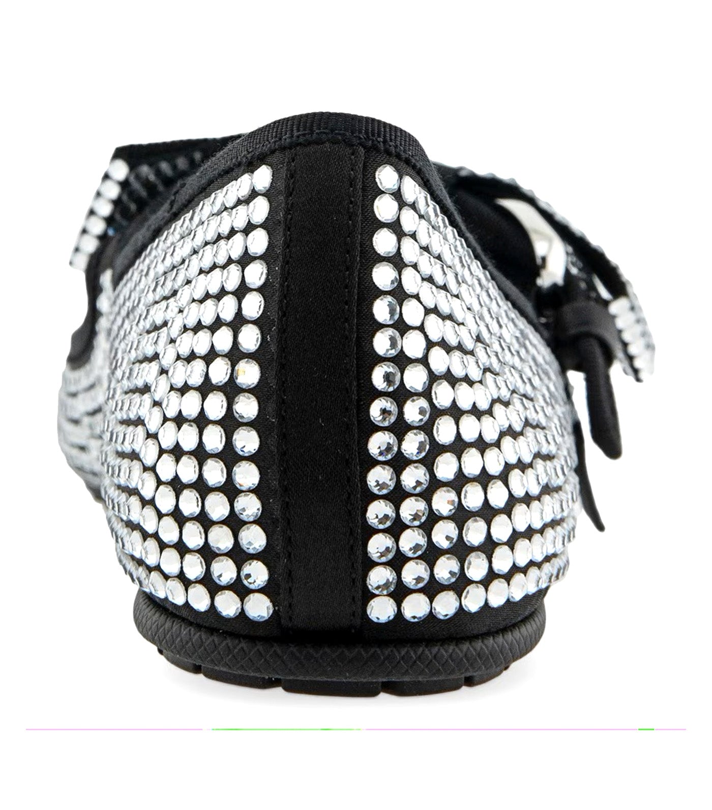 Poppy Mary Jane Ballet Flats Black