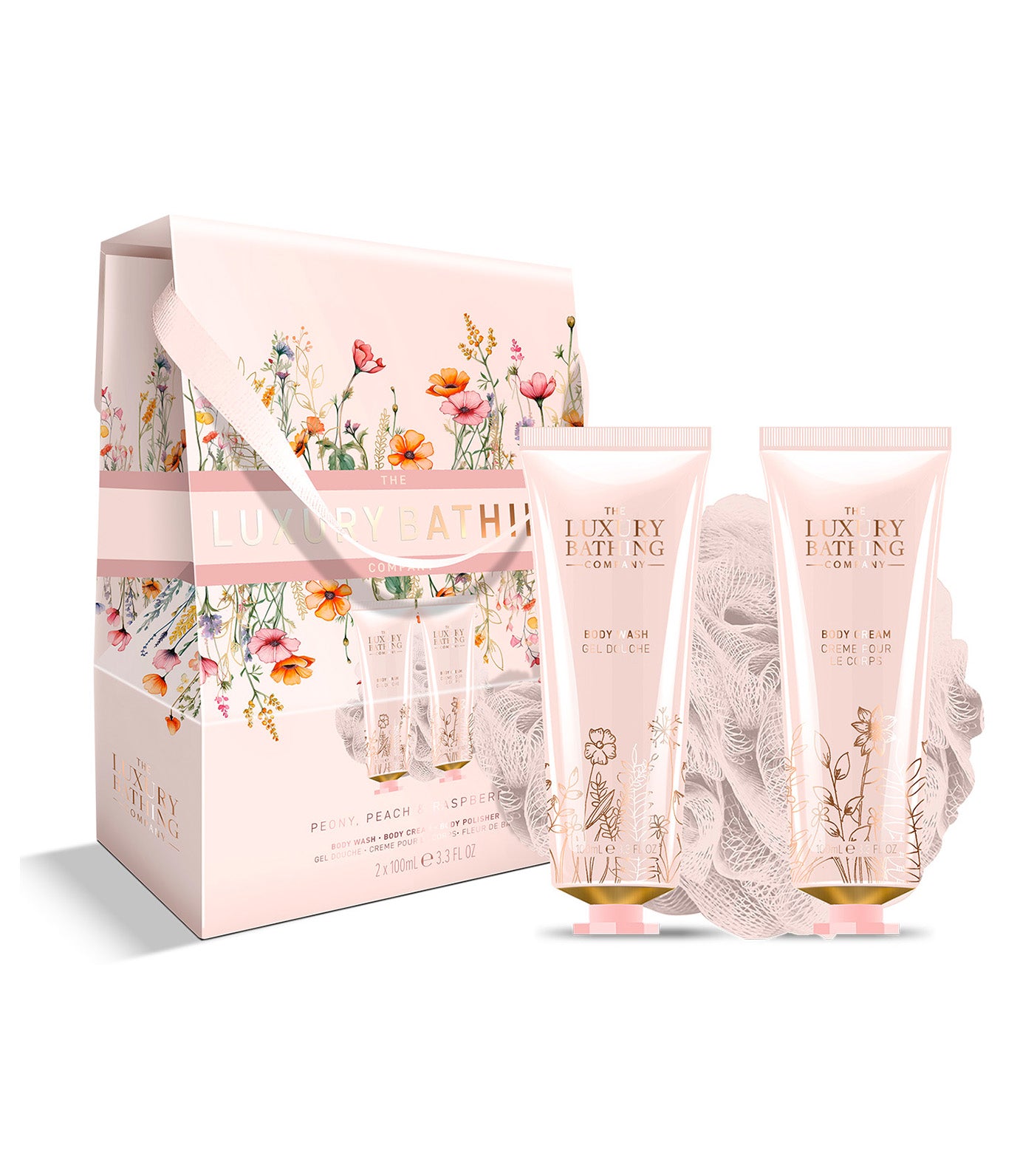 Peony, Peach & Raspberry Perfect Night In Set