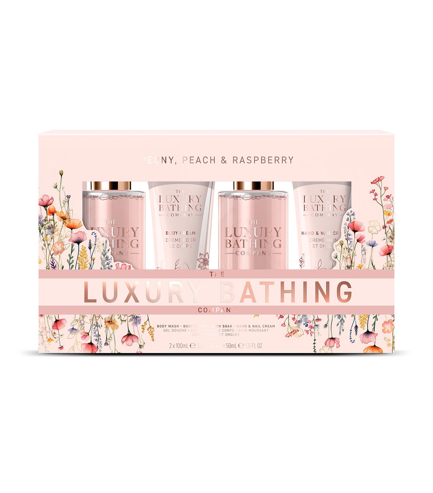 Peony, Peach & Raspberry Top to Toe Essentials