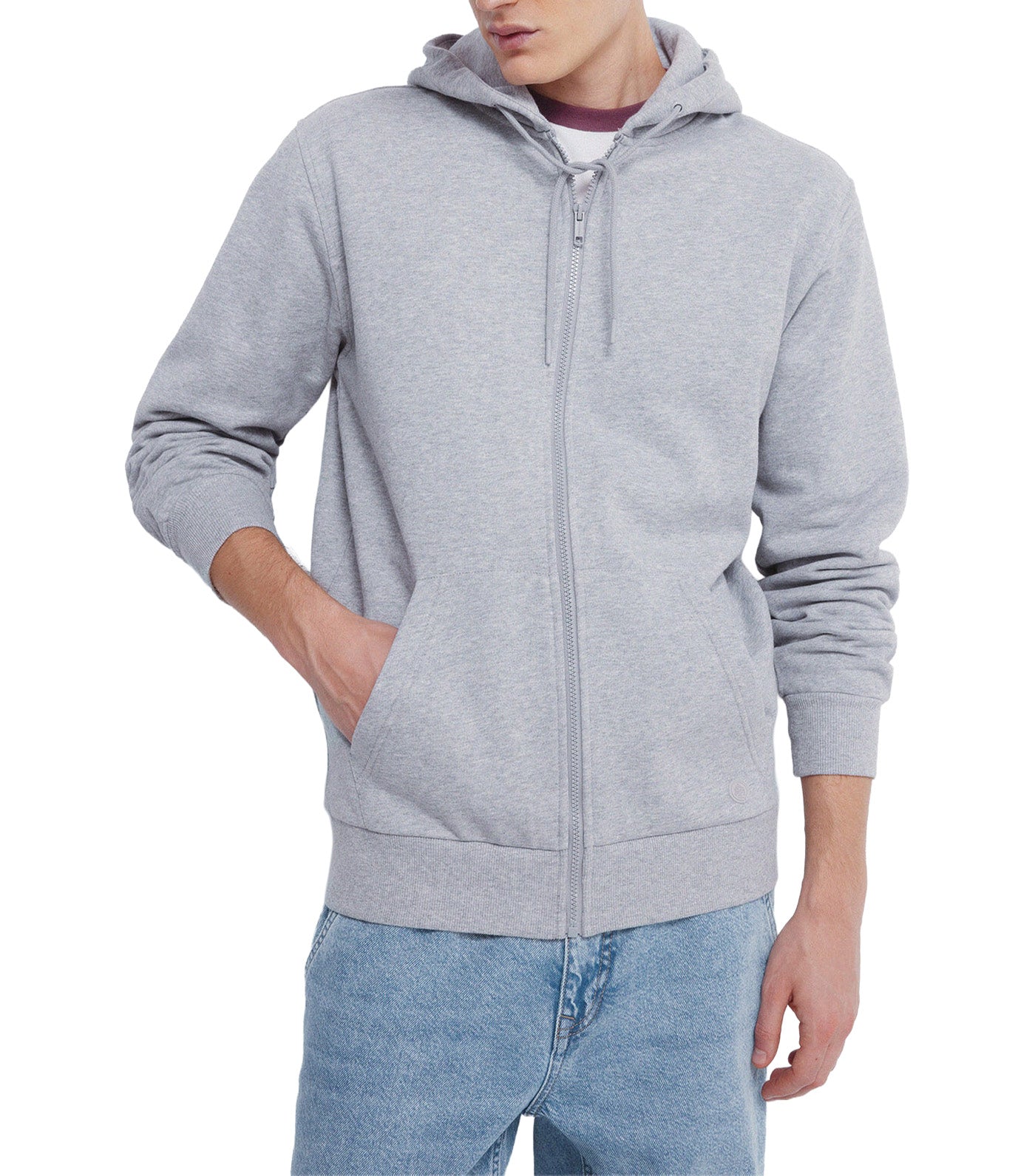 Sweatshirt Hood with Zip Fastening