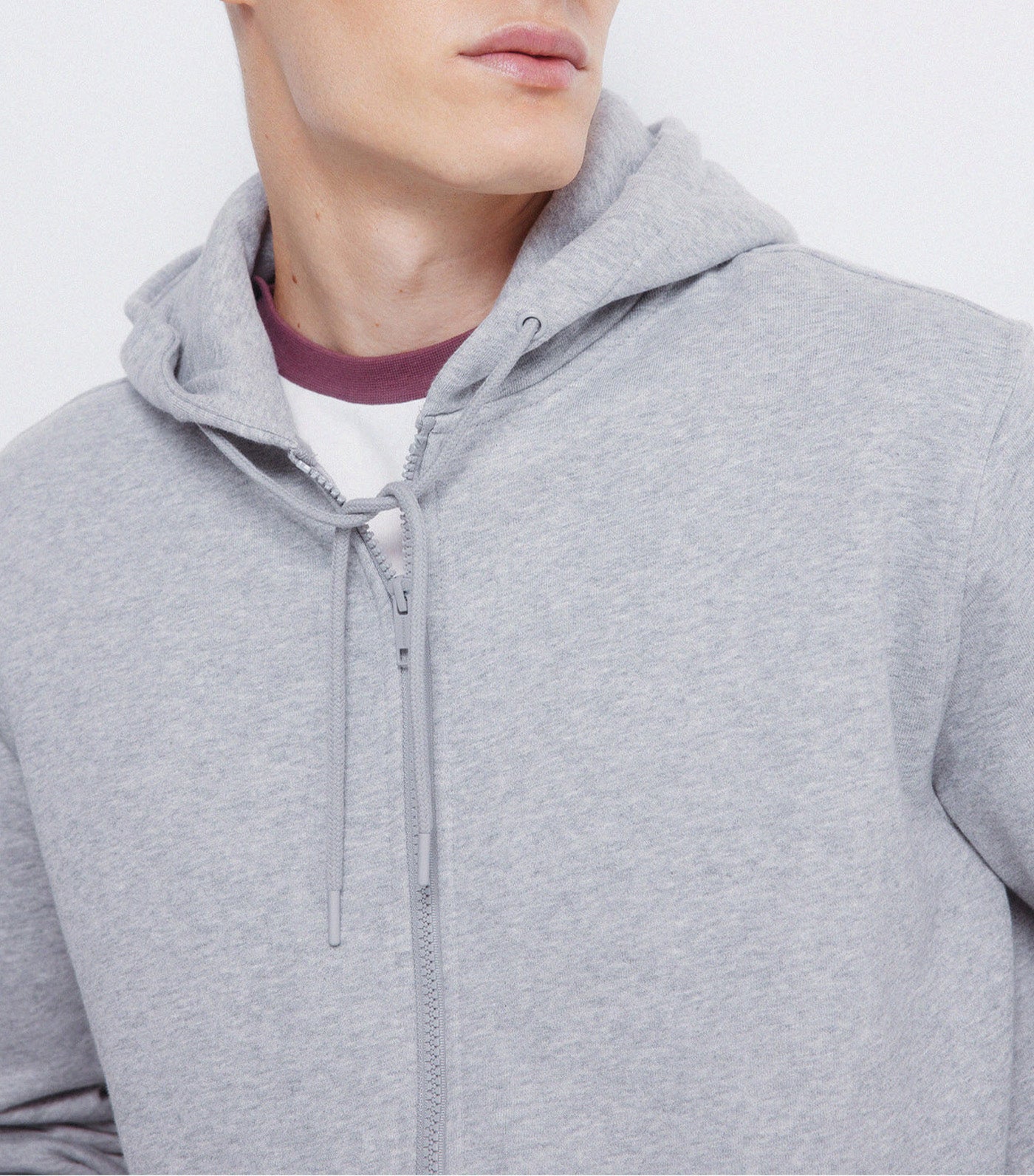 Sweatshirt Hood with Zip Fastening