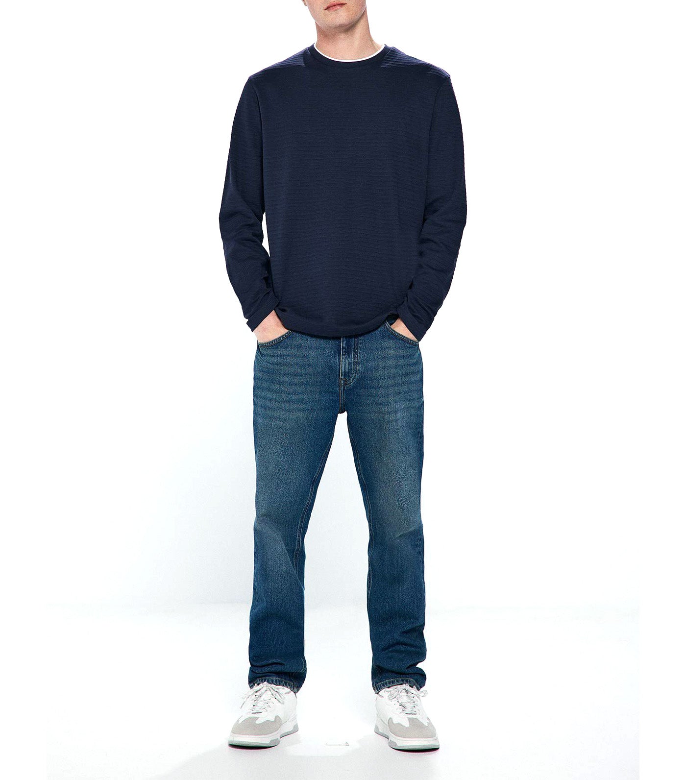 Long-Sleeved Double-Effect T-Shirt
Dark Blue