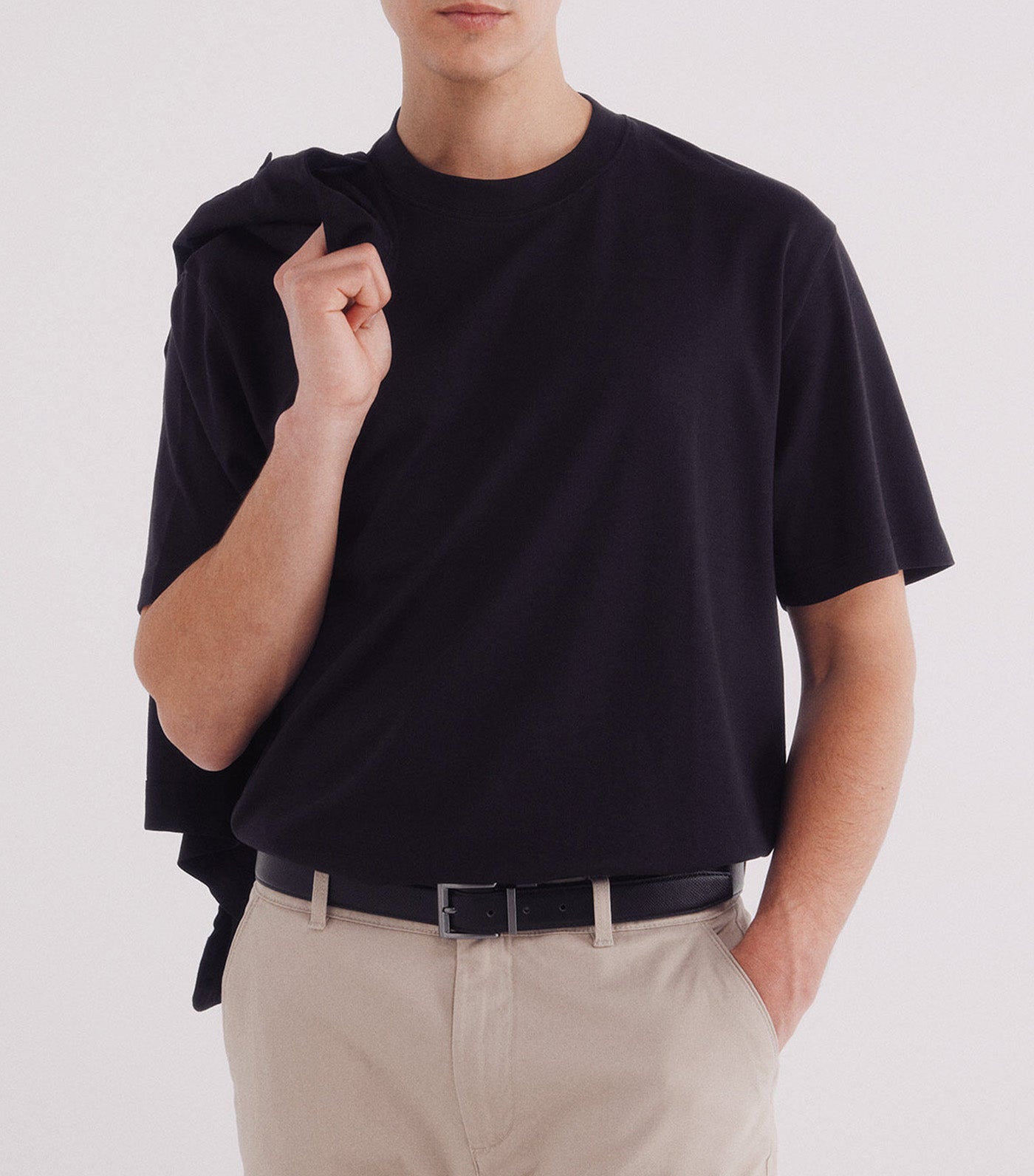 Springfield Interlock T-Shirt Black