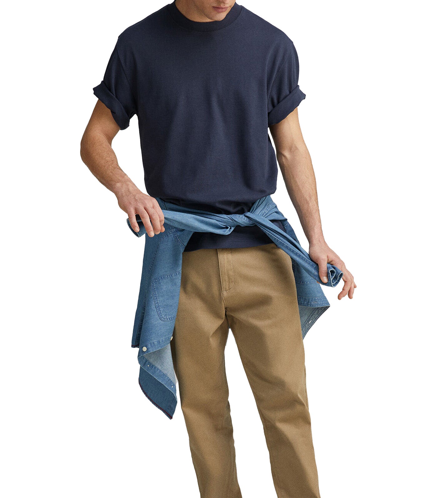 Springfield Interlock T-Shirt Dark Blue