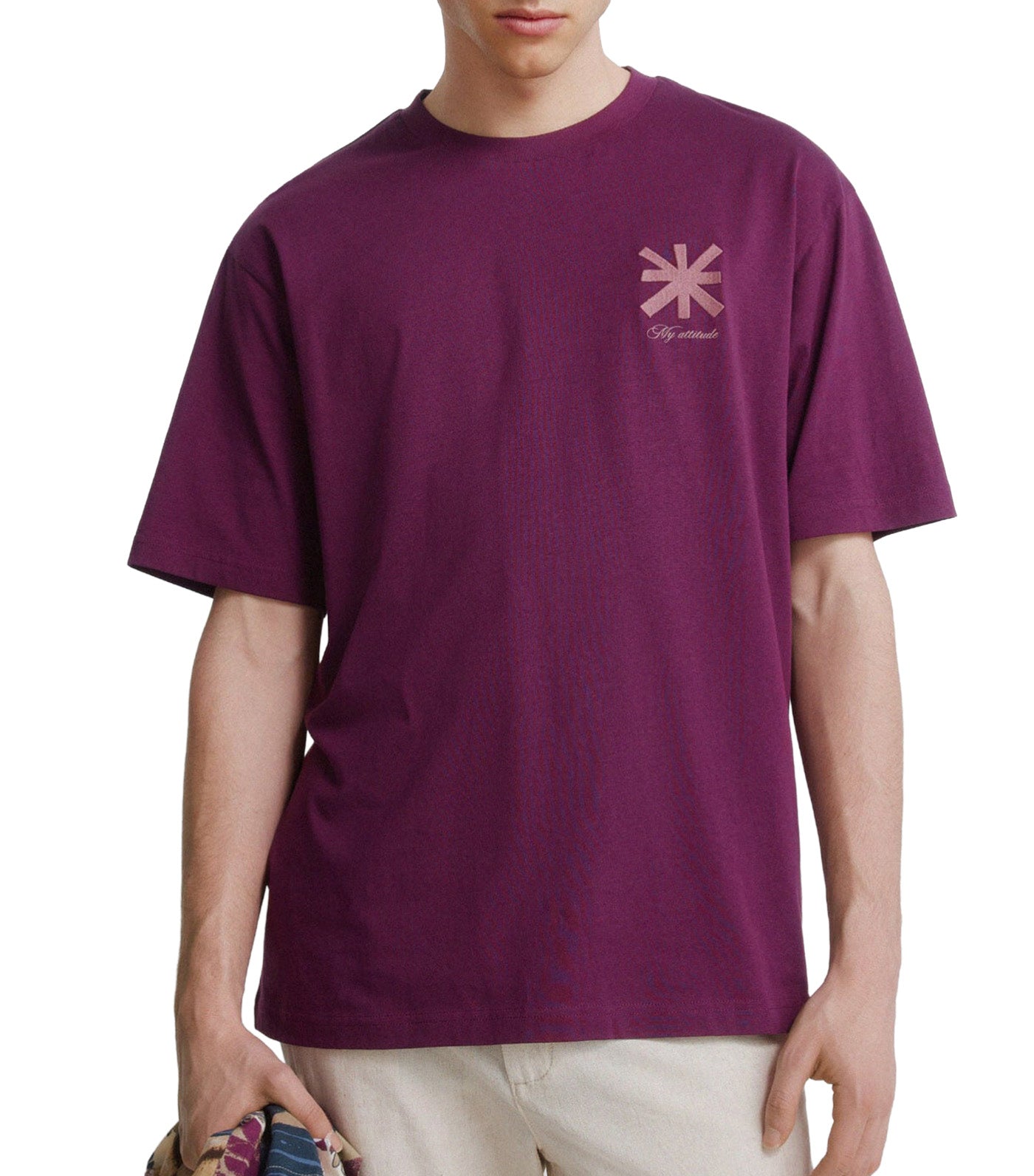 Springfield Native Patterns T-Shirt Purple