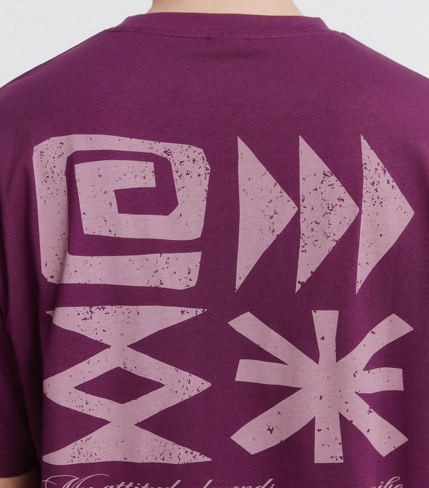 Springfield Native Patterns T-Shirt Purple