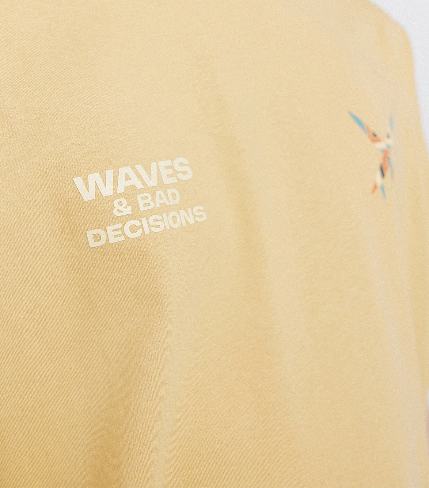 Waves T-Shirt Yellow