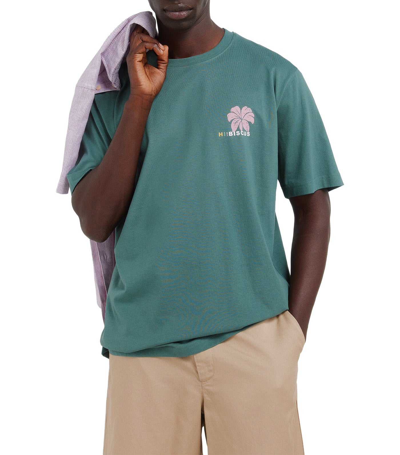 Hibiscus T-Shirt Turquoise