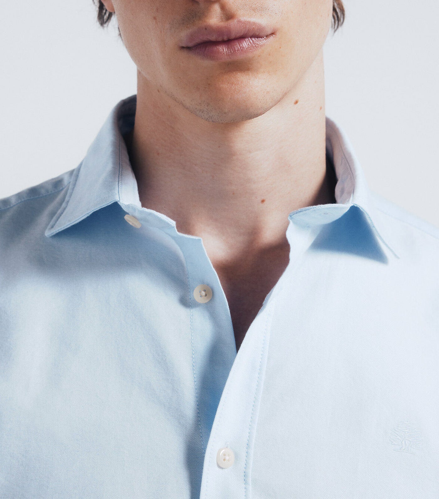 Springfield Lightweight Oxford Shirt Light Blue