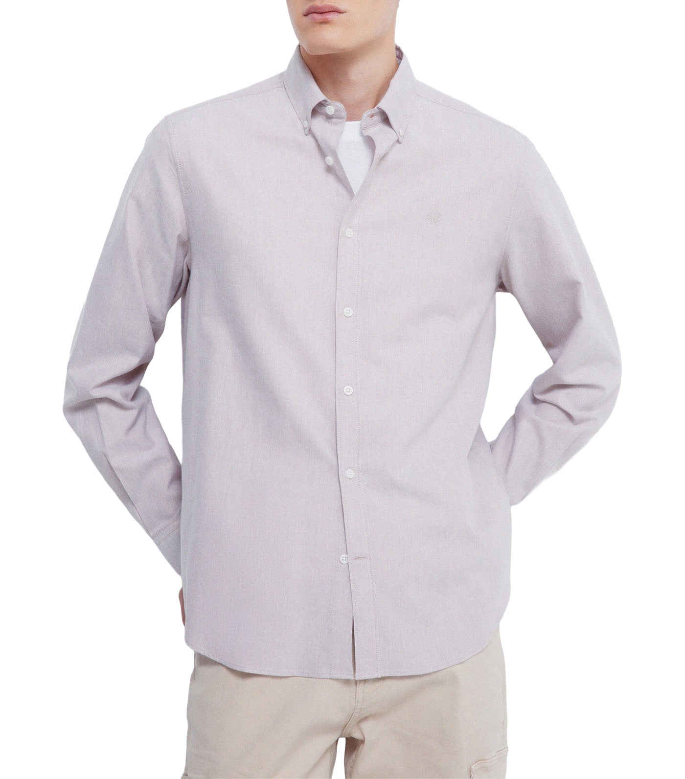 Tencel Oxford Shirt Beige