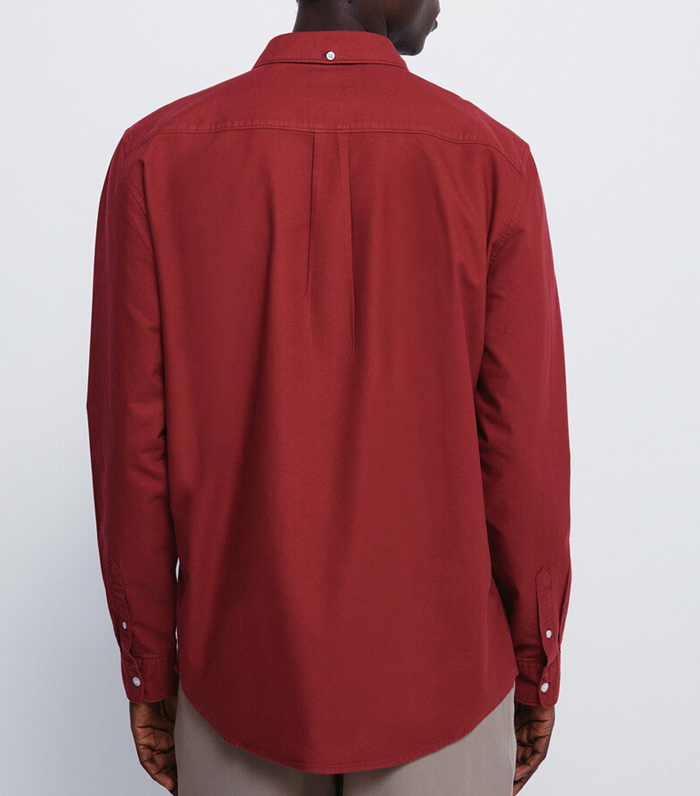 Garment Oxford Shirt Red