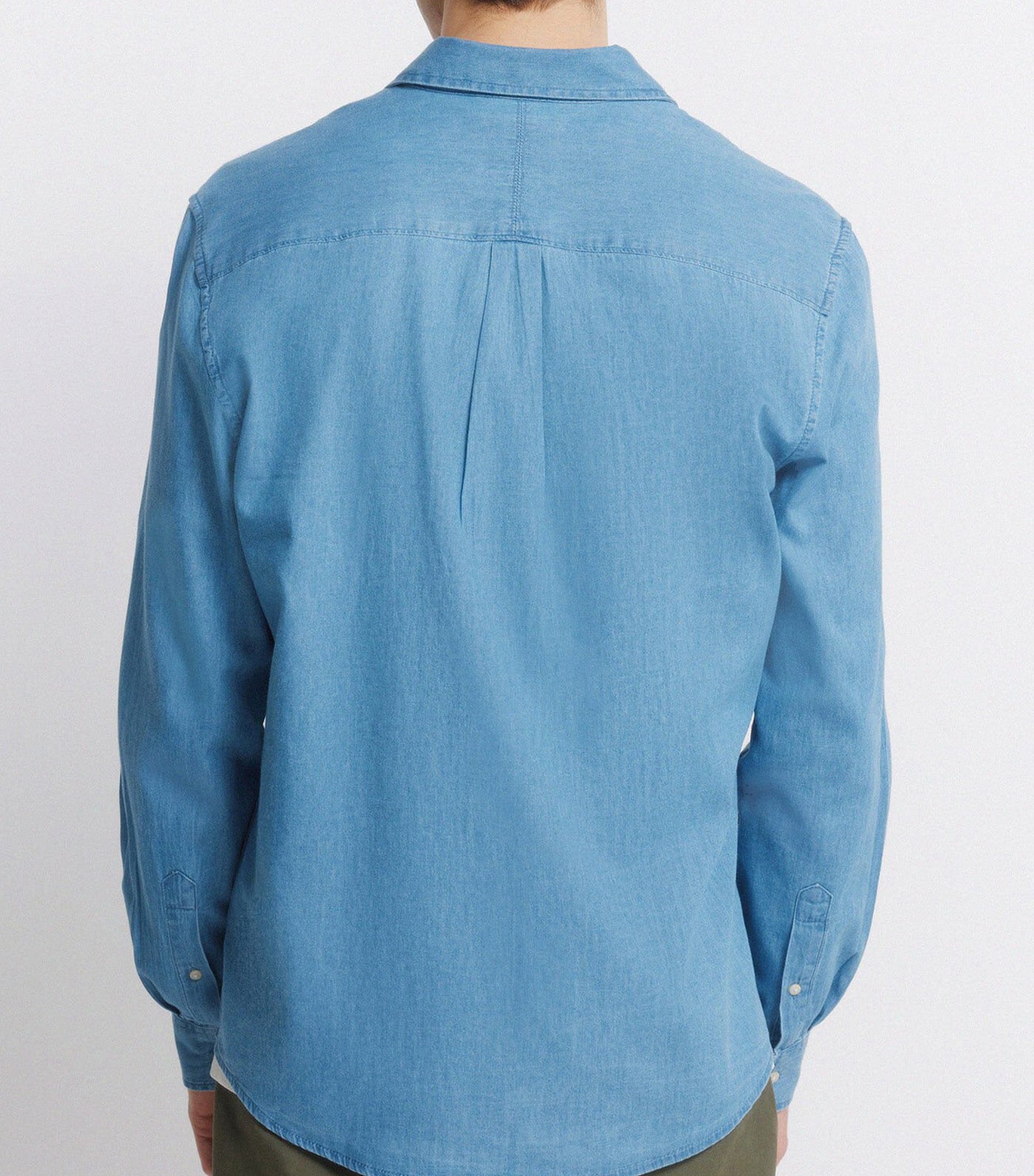 Springfield Denim Shirt Medium Blue