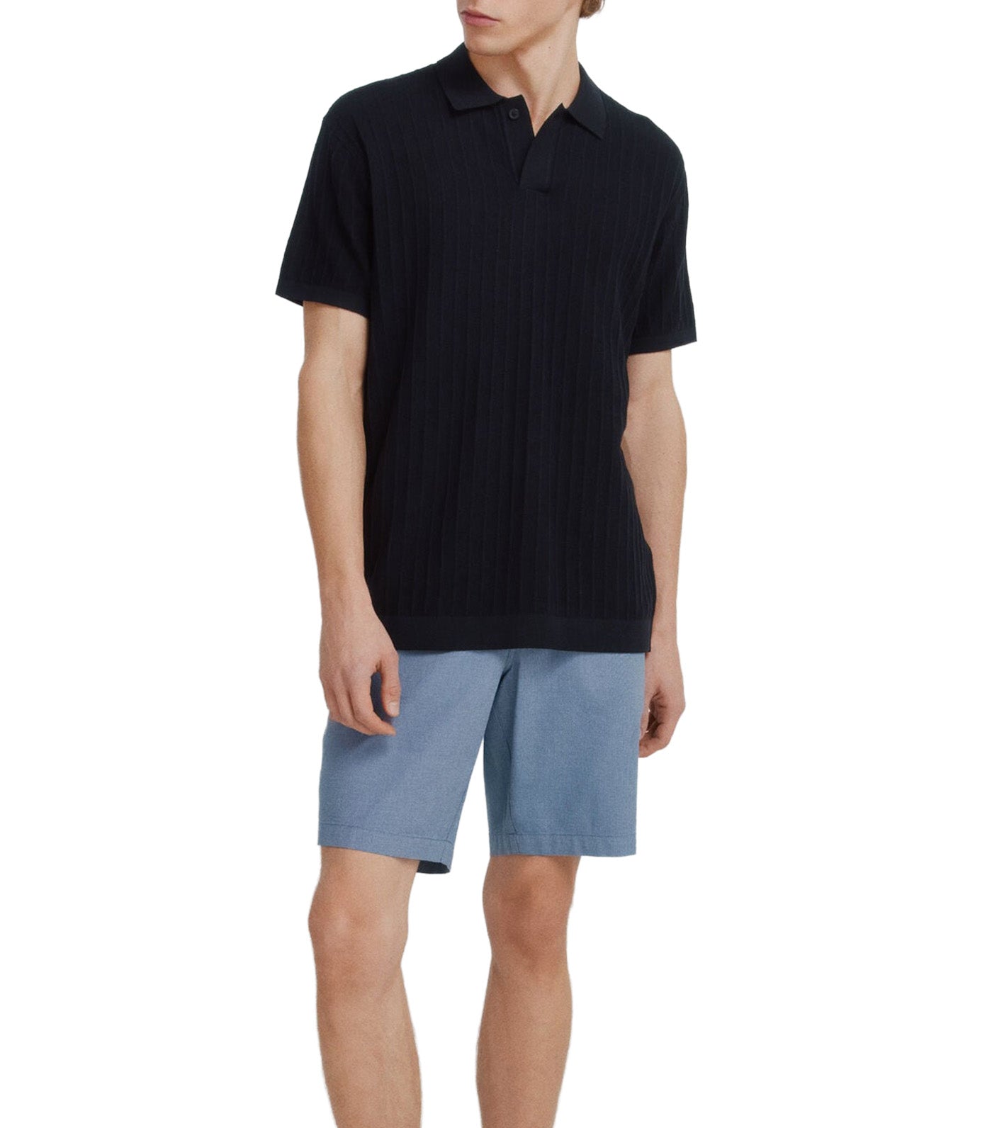 Springfield Structured Bermuda Shorts Dark Blue
