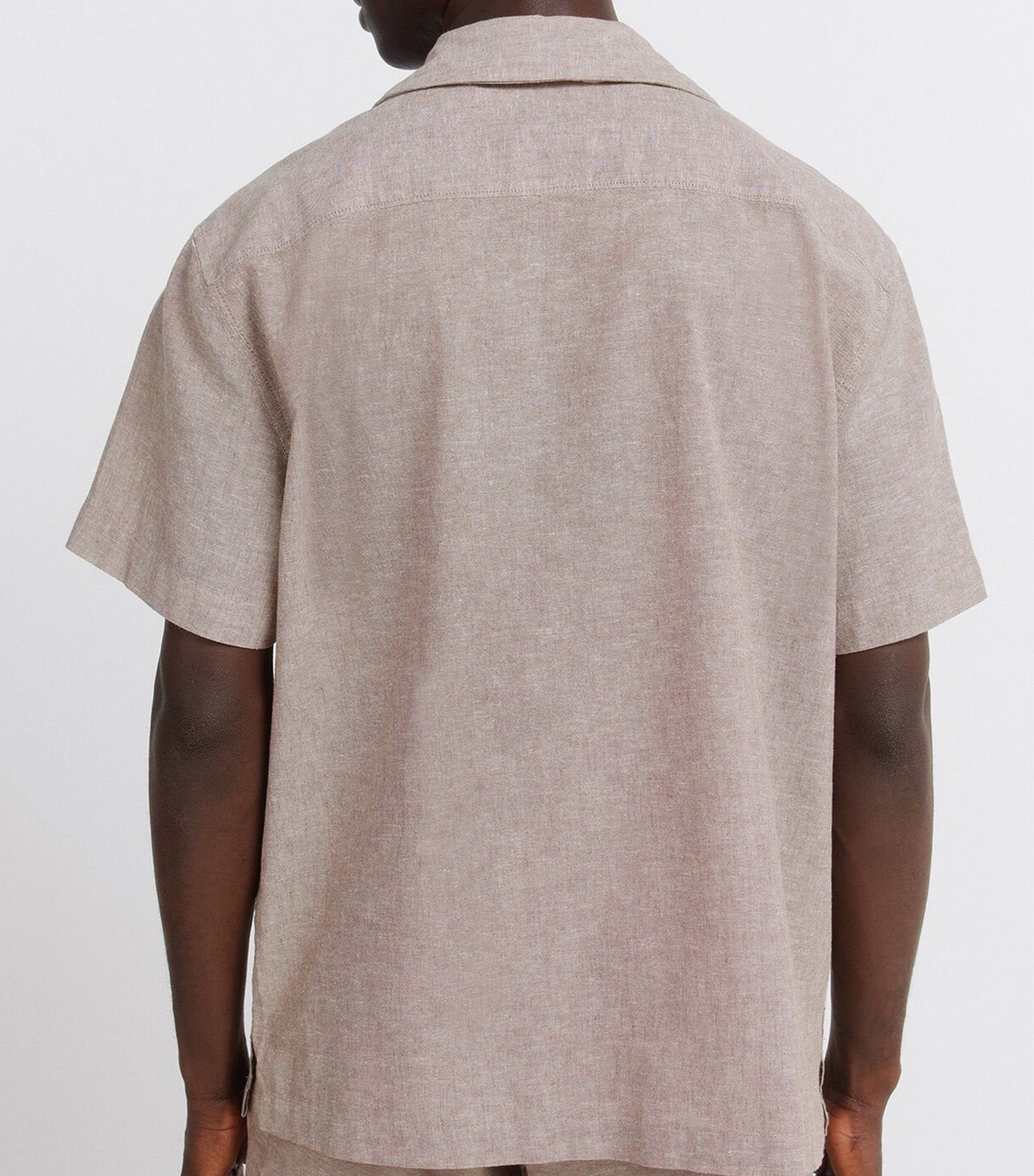 Springfield Short-Sleeved Linen Shirt Sand