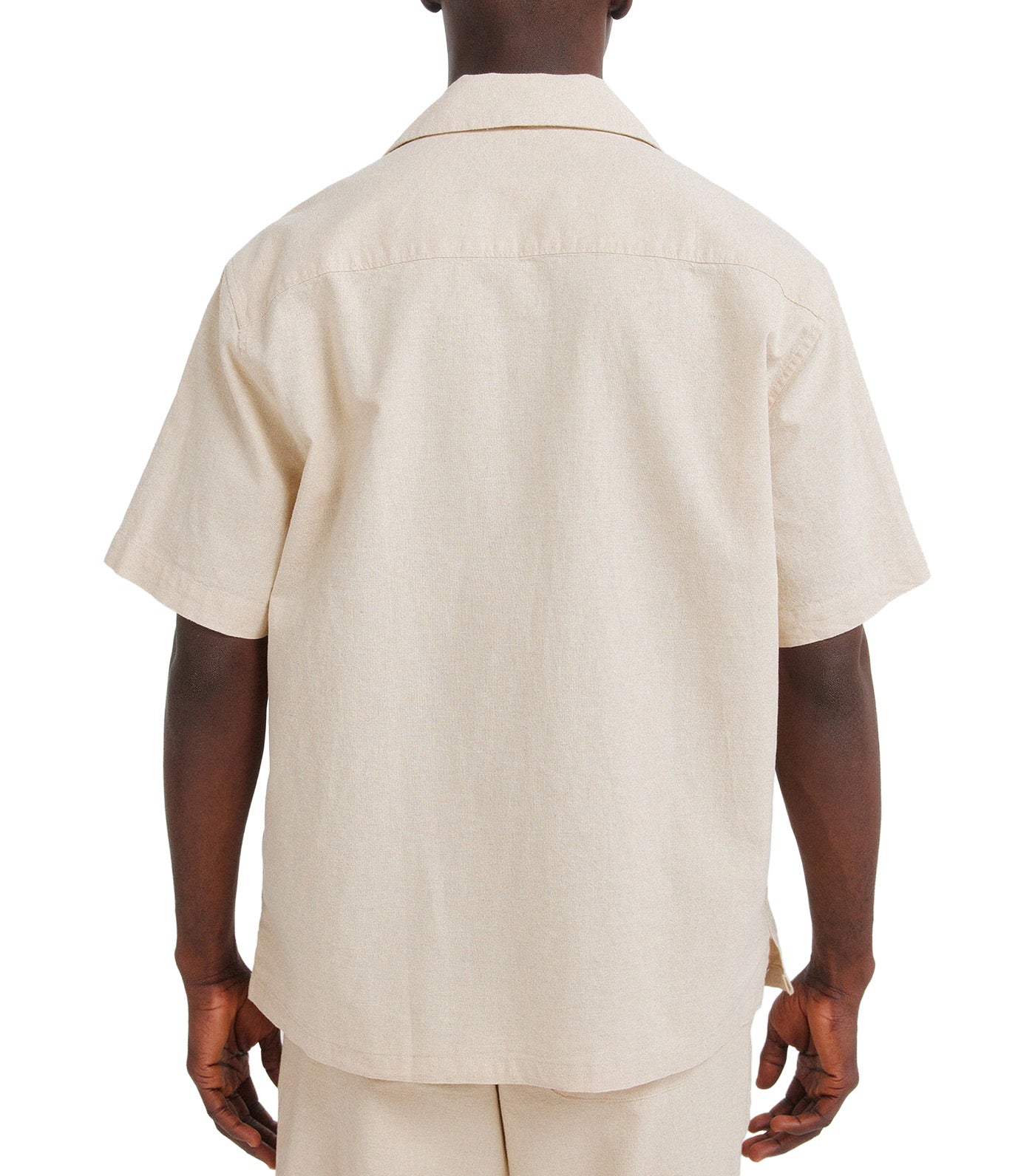 Linen Bowling Short-Sleeved Shirt