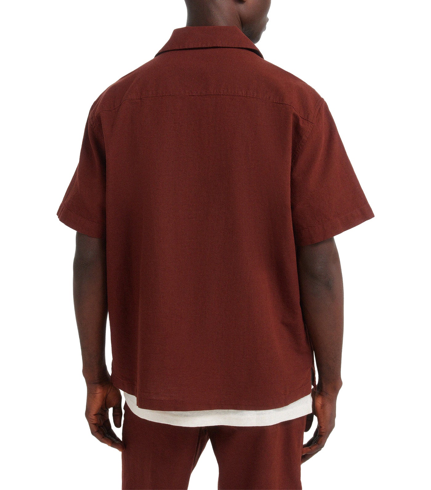 Linen Bowling Short-Sleeved Shirt