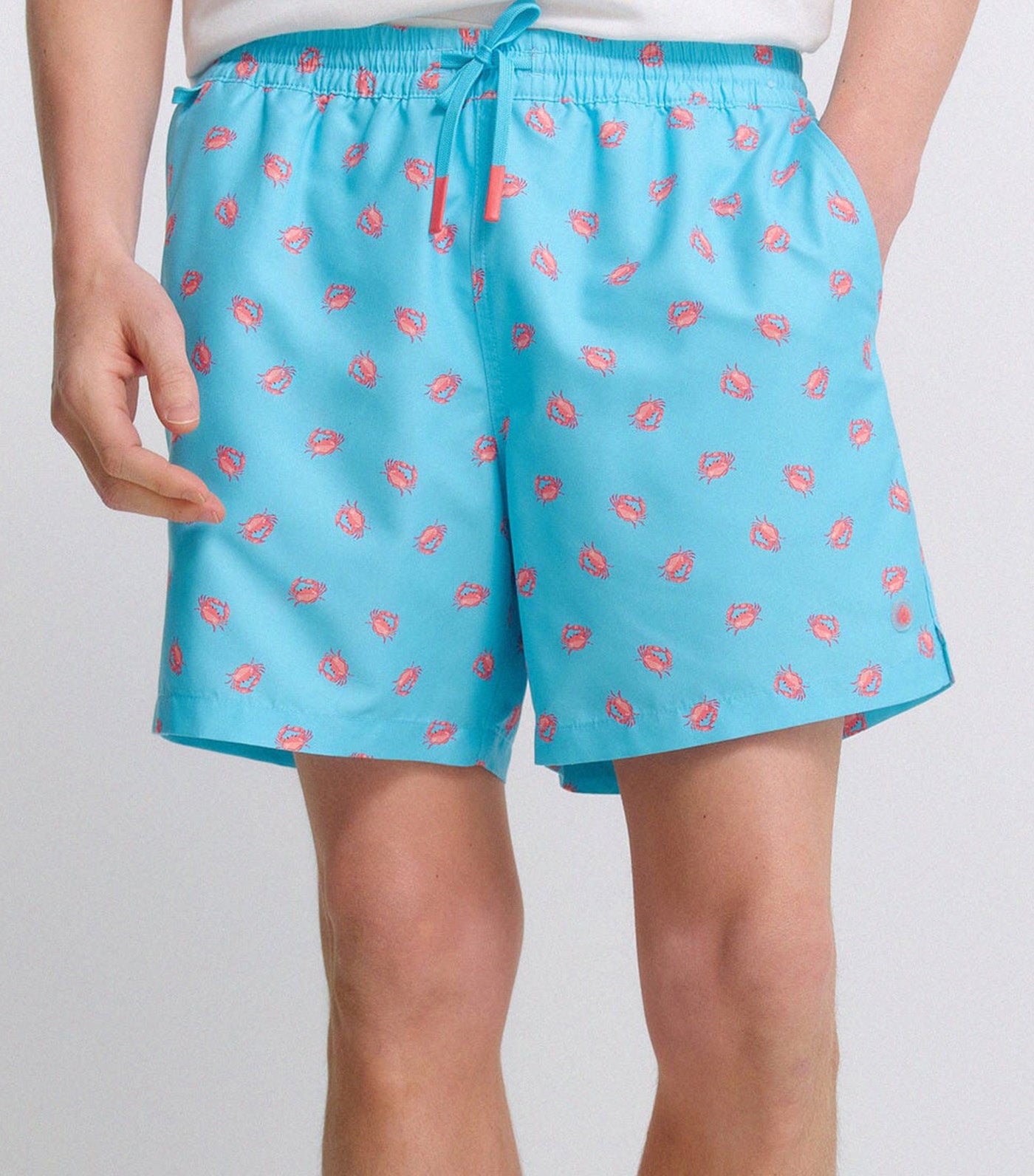 Crab Print Swimwear Blues