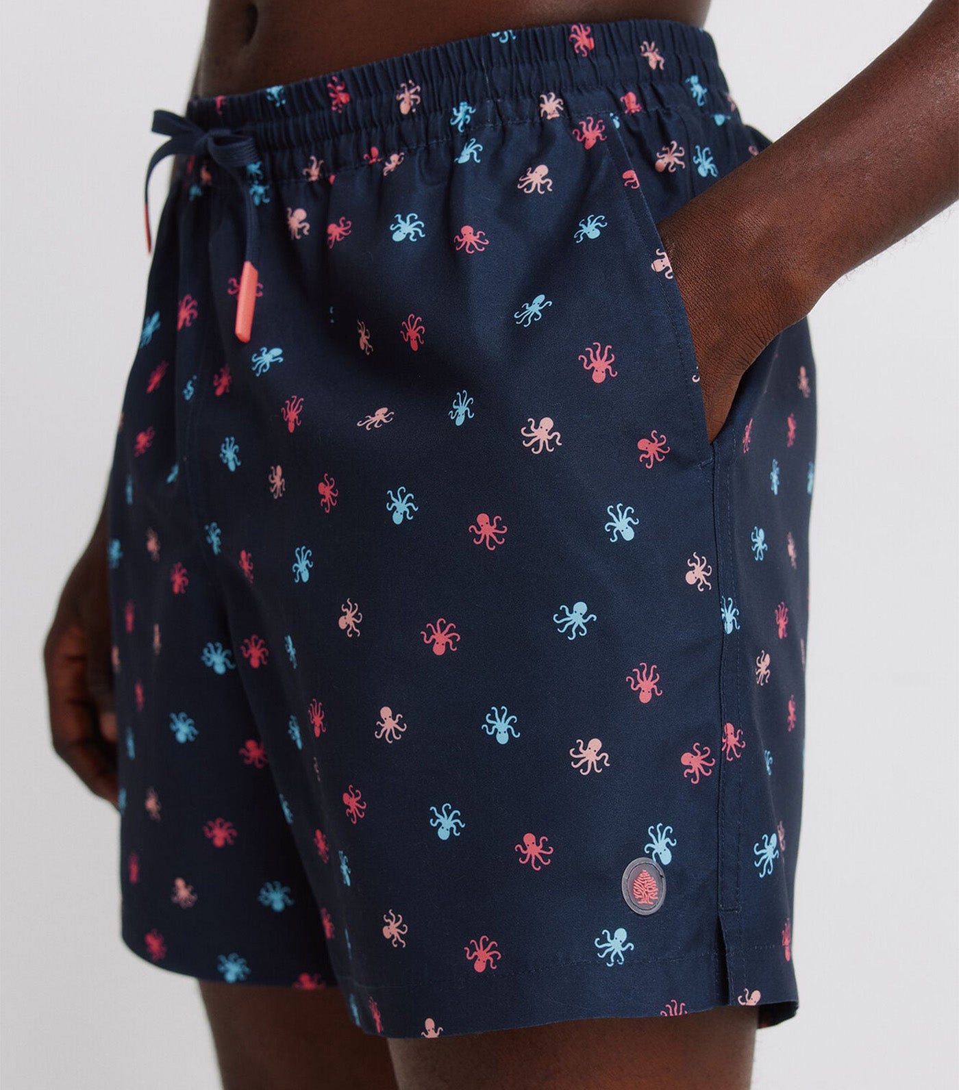 Octopus Print Swimwear Medium Blue