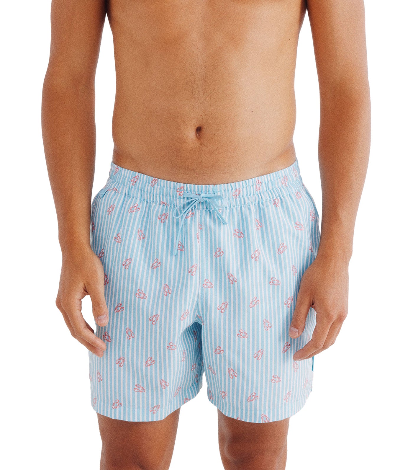 Springfield Lobster Print Swim Shorts Turquoise