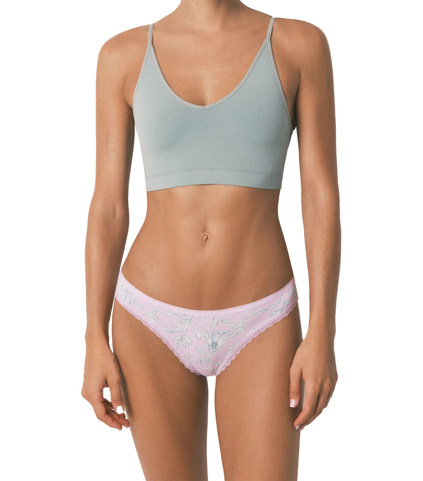 Classic Print Microfibre Panty